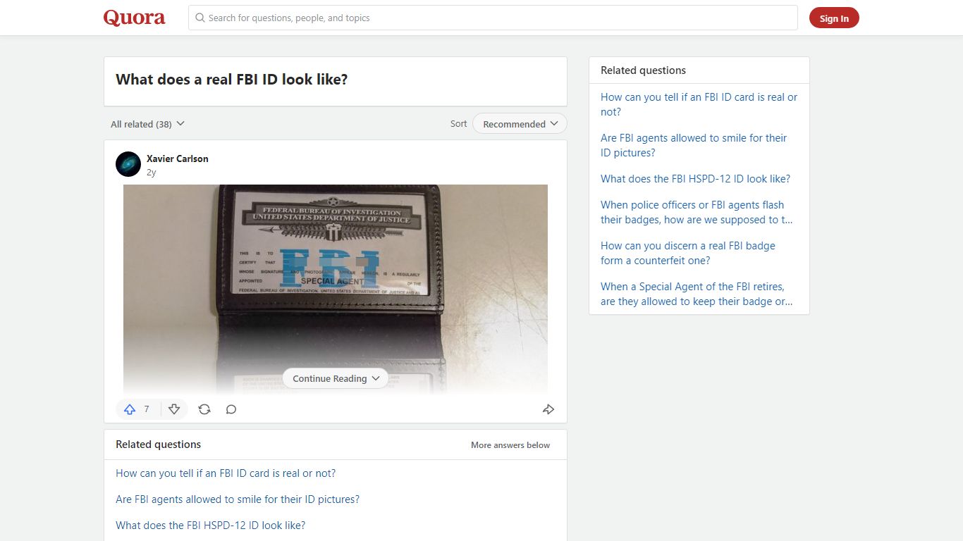 What does a real FBI ID look like? - Quora